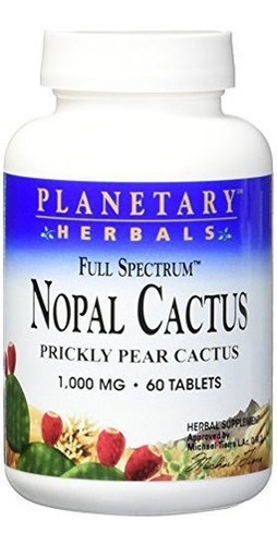 Nopal Cactus 1000mg Antioxidante Cactus Pera Espinosa 60 Tab