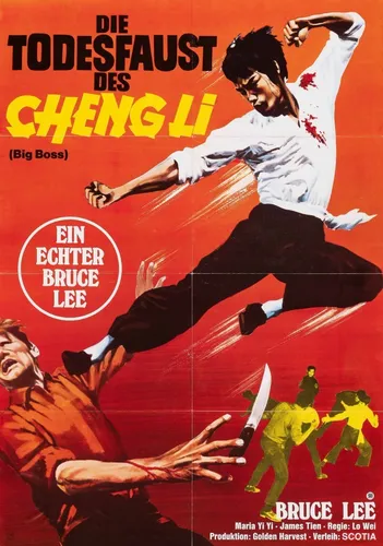 comprar Pôster Cinema Filme Kung Fu Bruce Lee A Fúria Do Dragão # 4
