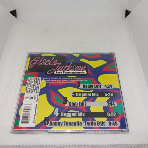 Cd Gisele Jackson ( Love Commandments ) - Waako Rec (1996)