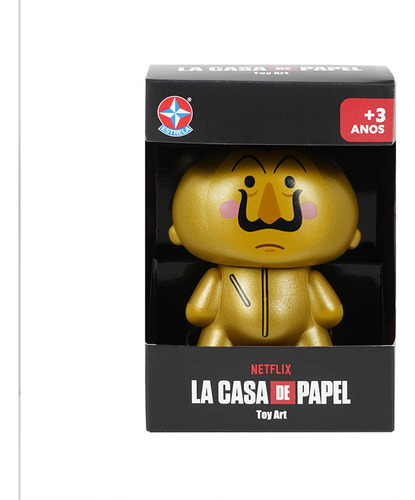 Toy Art La Casa De Papel - Dourado