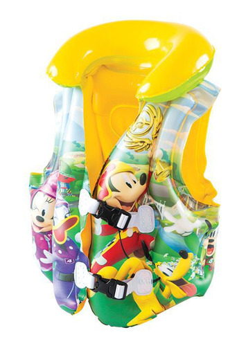 Colete Inflável Disney Mickey Roadster Amarelo