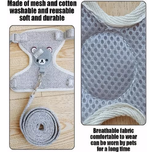 Conjunto De Collar Y Correa For Mascotas Pequeñas, Arnés