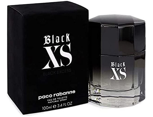 Perfume Original Black Xs Paco Rabanne 100ml Edt Caballero 