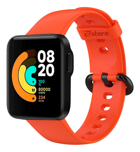 Correa Compatible Con Xiaomi Mi Watch Lite Naranja