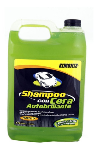 Shampoo Auto Billante 1 Galón Simoniz Carro