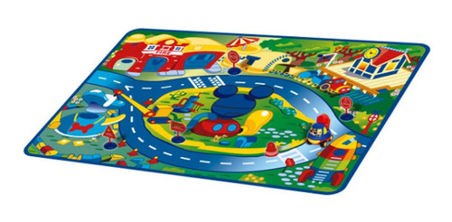 Disney Mickey Alfombra Pista Auto Playmat Nuevo