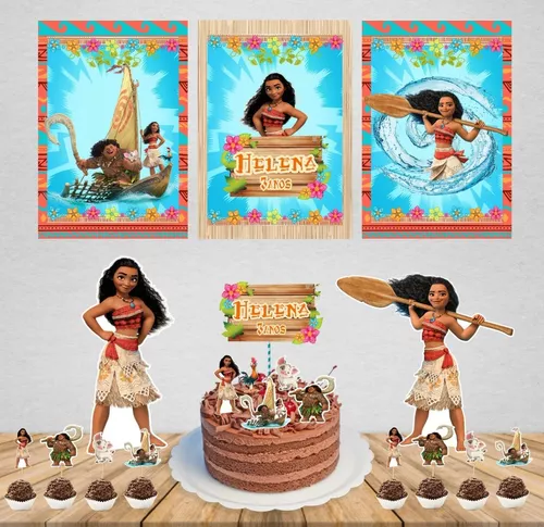 Kit Decoração Festa Infantil Moana