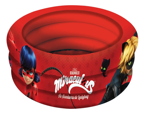 Piscina Inflável Infantil Miraculous 38l