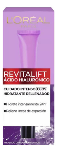 Crema Contorno De Ojos Revitalift Ácido Hialurónico 15 Ml **