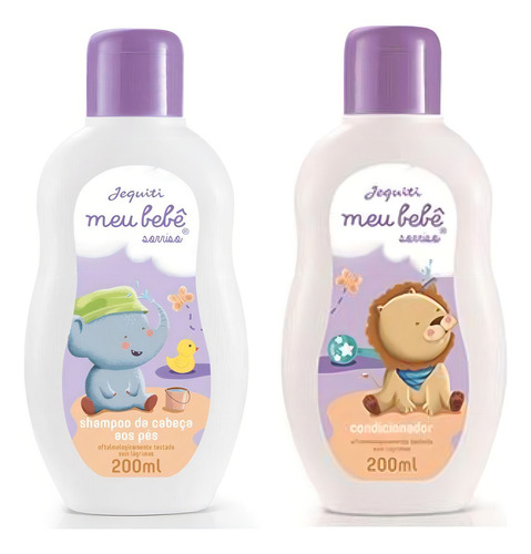 Kit Shampoo E Condicionador Meu Bebê Sorriso 200ml Jequiti
