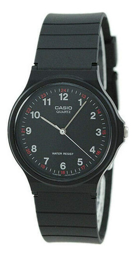 Reloj Casio Mq24-1b Para Hombre Analógico Color Negro