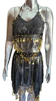 Comprar Conjunto Danzas Arabes Belly Dance Adulta Pollera Y Top