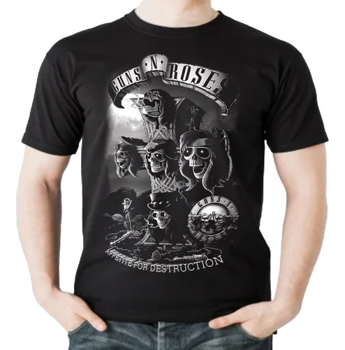 Camiseta Remera Guns N' Roses Rock Musica