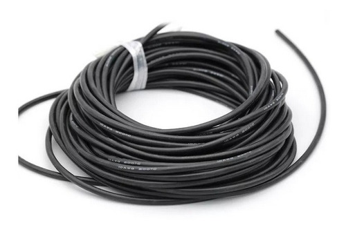 Cable Siliconado 18awg Negro Alta Temperatura 200ºc X 1metro