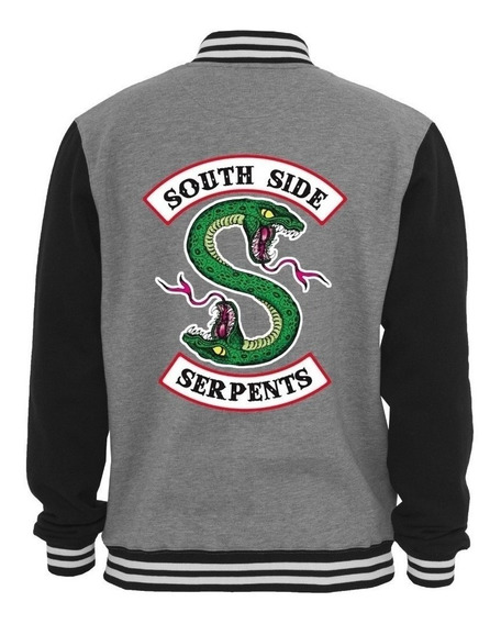 jaqueta de couro dos serpentes riverdale masculina