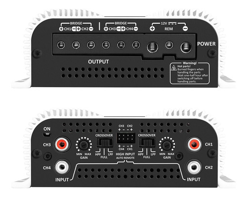 Modulo Taramps Ts1200x4 1200w Rms 2 Ohms Amplificador 4 Cana