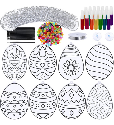 24 Juegos De Huevos De Pascua Atrapasueños Adornos Decoració