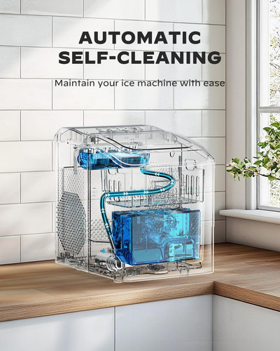 Ice Maker Marsail Countertop 12kg/day Self-cleaning