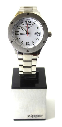 Reloj Pulso Acero Inox, Original, Zippo. Por Banimported