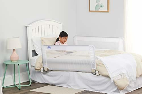 Regalo Swing Down Bed Rail Guard De Doble Cara, Con Sist