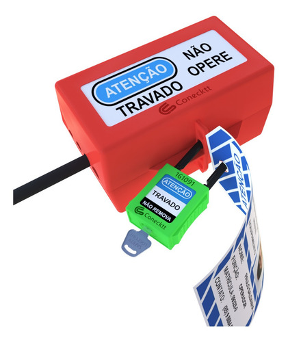 Imagem 4 de 6 de Bloqueio Para Plugues Tomadas Elétricas Até 13mm Loto Nr12