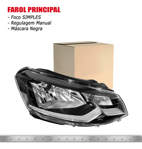 Farol Gol G7 2017 18 Voyage Foco Simples Ld
