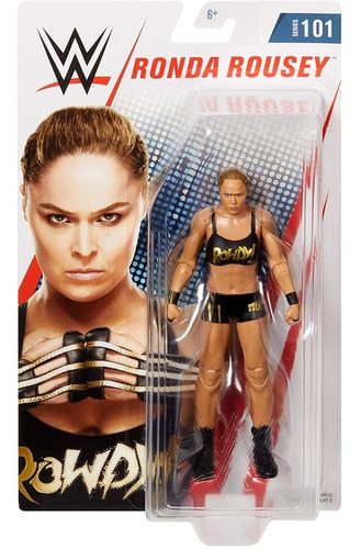 Muñeco Articulado Ronda Rousey Wwe Serie 101 Mattel Premium