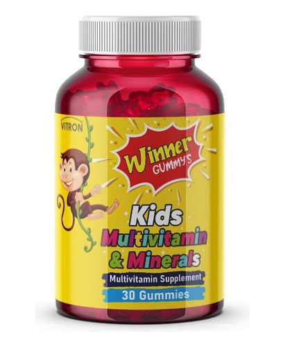 Vitron Gomitas Multivitaminicas Y Minerales Para Ninos, Tota