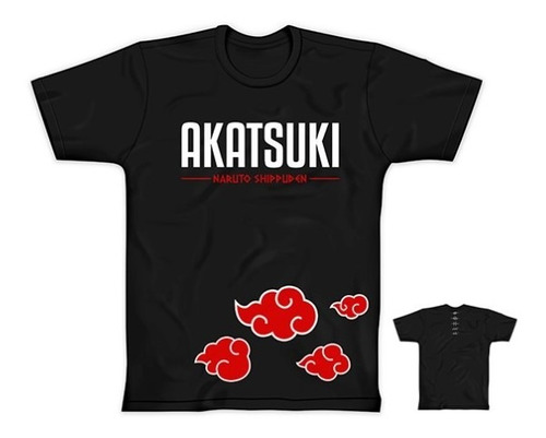 Clube Comix Camiseta Infantil Akatsuki Nuvens