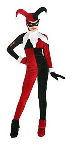 Disfraz Talla Medium Para Niña De Harley Quinn Halloween