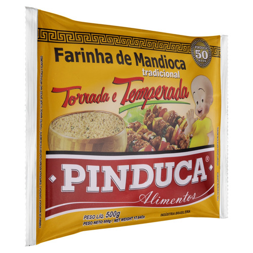 Farinha mandioca Pinduca de mandioca sem glúten 500 g