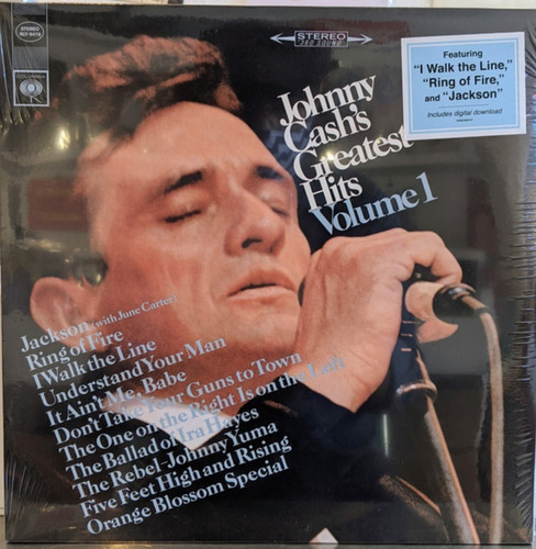 Johnny Cash  Greatest Hits Volume 1 Vinilo Nuevo Lp