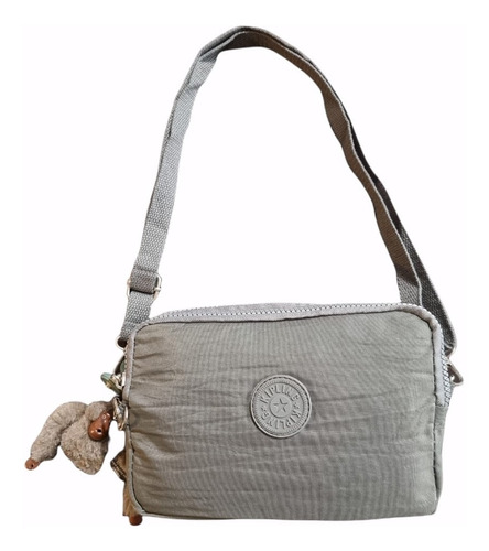 Bolsa Crossbody Gris De Kp