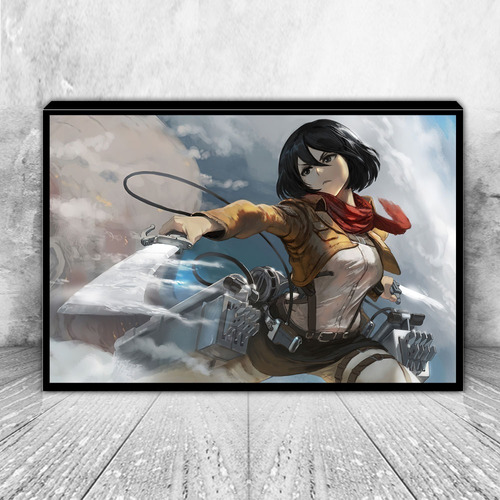 Cuadro Decorativo Anime Shingeki Kyojin Attack Titan C4095