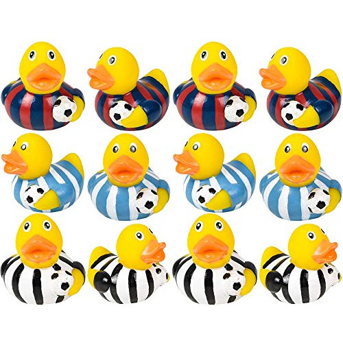 Patitos De Deportes De Futbol Del Juguete Pato De Goma ...