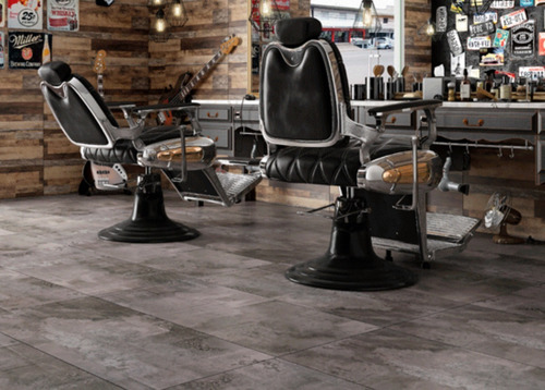 Imagen 3 de 6 de Porcelanato Cimento Concreto Gris 104x52 Rtf. Ceramicarte =)