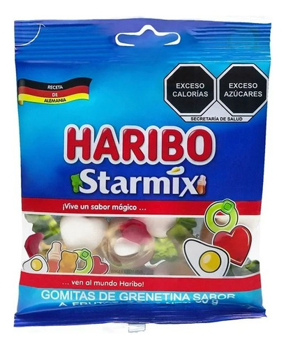 2 Pza Gomitas Haribo Starmix Sabor A Frutas 80 G