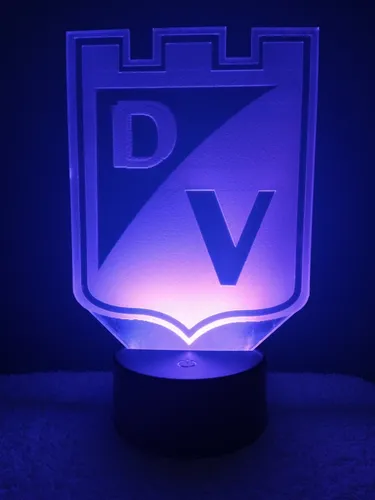 Lámpara Led Insignia Deportes Valdivia 7 Colores Led