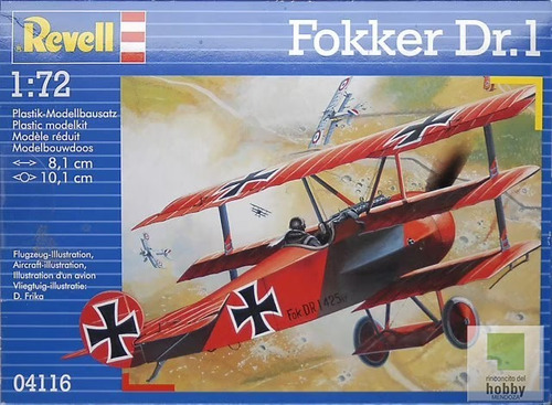 Revell Fokker Dr.1 4116 1/72 Rdelhobby Mza