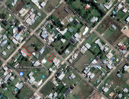 12 Entre 666 Y 667, Terreno En Venta , Villa Garibaldi.-