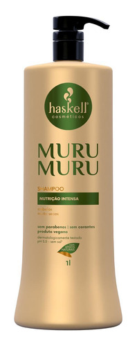 Kit 2 Shampoo 1l Haskell Murumuru