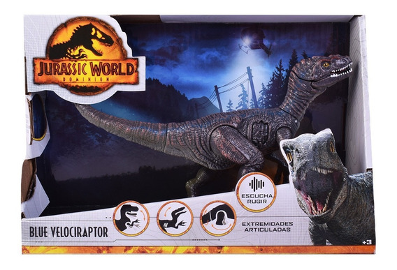 Blue Velociraptor Dinosaurio Jurassic World Con Sonido Blue Velociraptor Dinosaurio Jurassic World Con Sonido