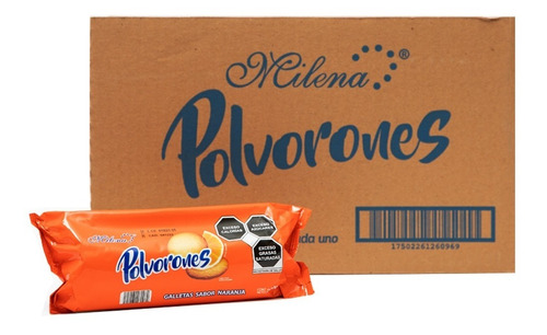 Galletas Polvorones Milena® Caja Con 20 Paquetes.