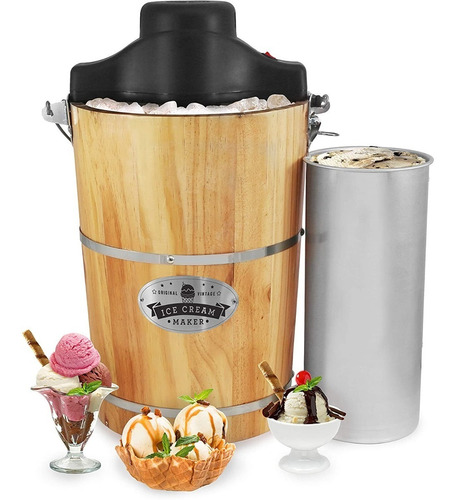 Elite Gourmet Eim916 - Maquina De Helado Vintage!