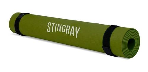 Yoga Mat Stingray Green 6 Mm Pvc Calidad Colchoneta Pilates