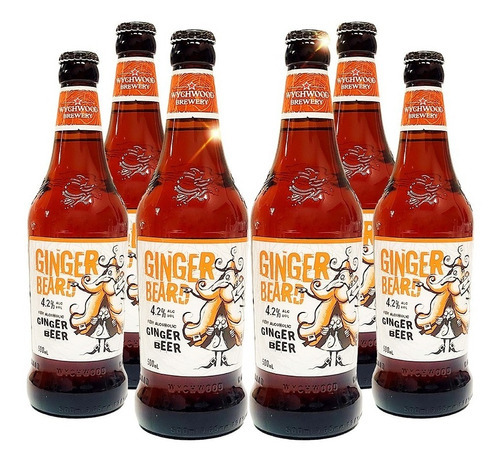 Six Pack Cerveza Cerveza Wychwood Ginger Beard 500ml C/u