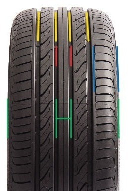 Imagen 4 de 5 de Llanta 195/55zr16 Landsail Ls388 91w Run Flat
