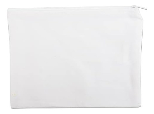 Bolsa De Lona De Algodón Con Cremallera Para Lápices Y Organ