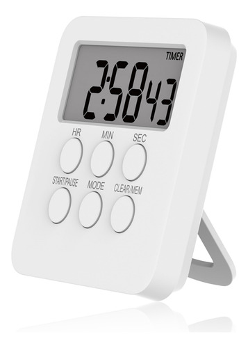Reloj Temporizador Digital Magnético Con Alarma De Cuenta Re