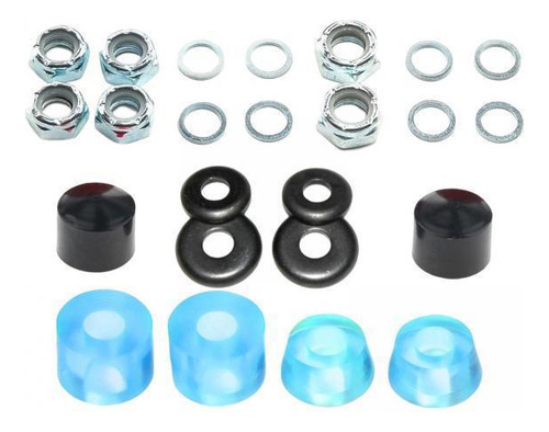 2 Kit De Bujes De Camión De 11 Mm Azul Transparente